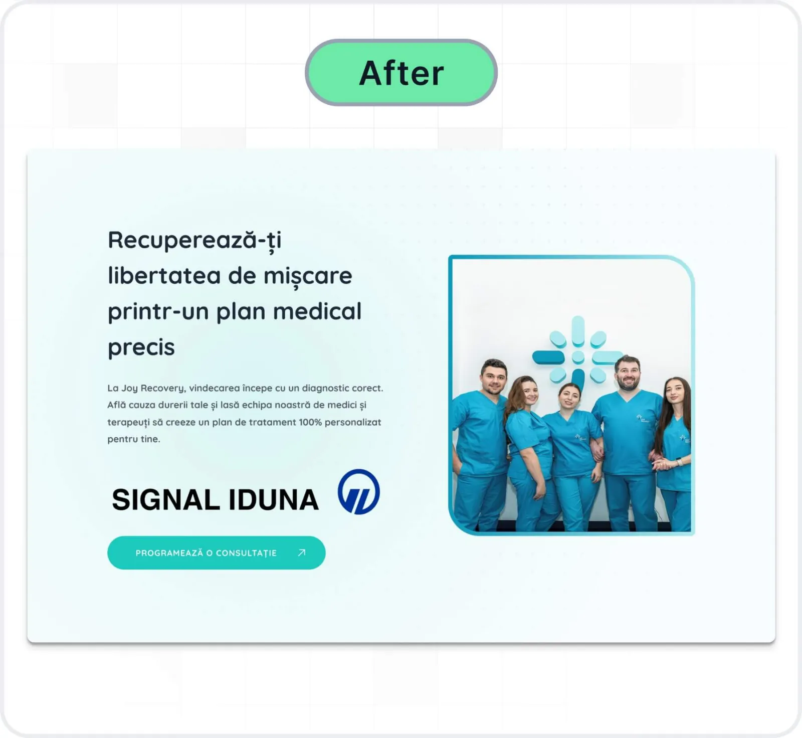 JoyRecovery Website Redesign gallery 1