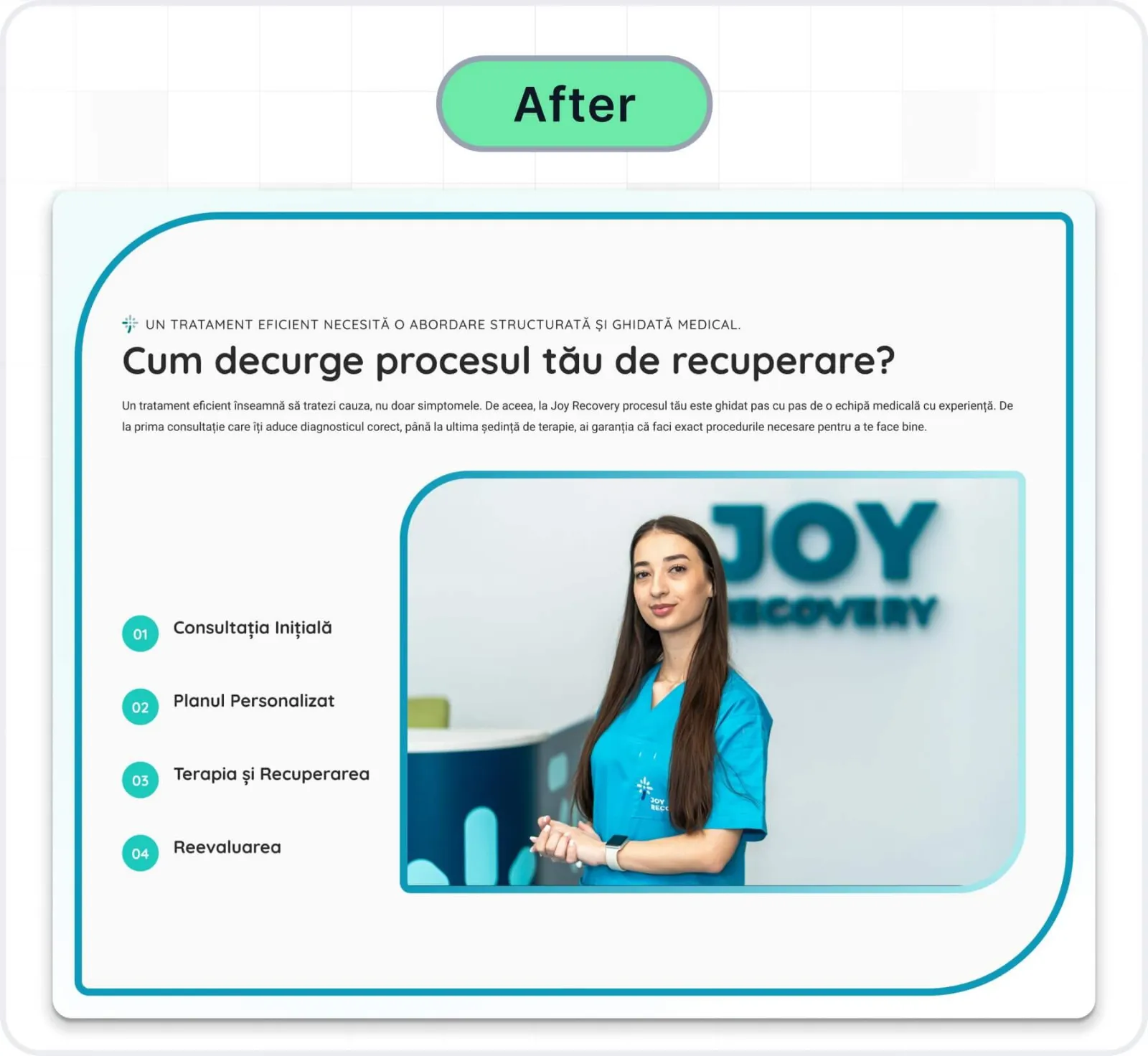 JoyRecovery Website Redesign gallery 3