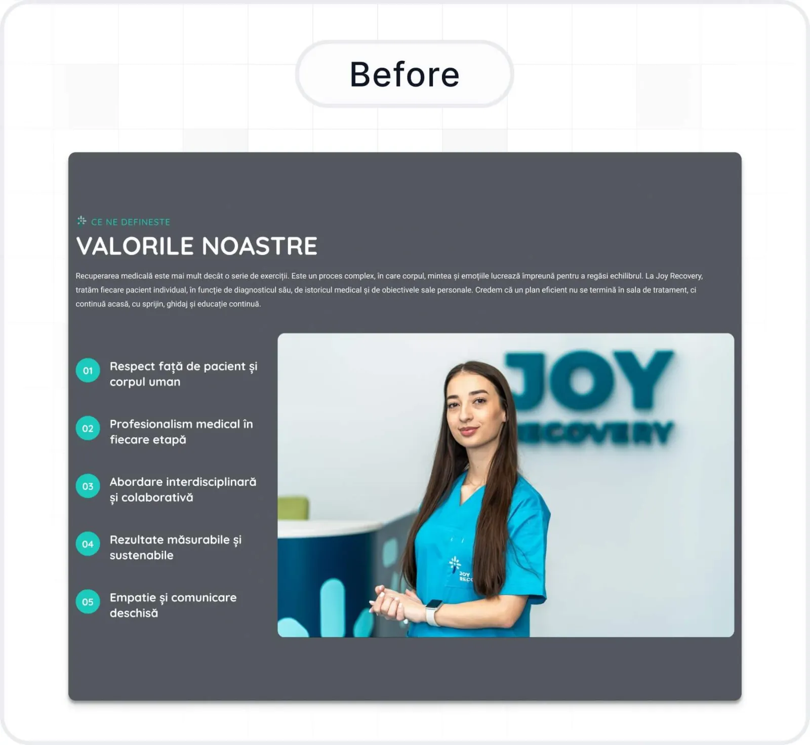 JoyRecovery Website Redesign gallery 2