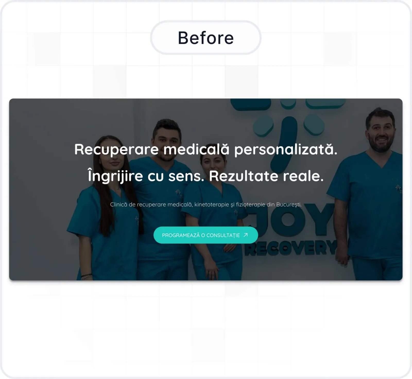 JoyRecovery Website Redesign gallery 0